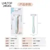 Navaja de afeitar de acero inoxidable para afeitar el vello de las axilas, las piernas y las zonas íntimas del cuerpo. Seguro para Mujeres, Lavable y Seguro de Usar