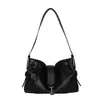 Bolso bandolera único de diseño moderno y genial, bolso de moda retro para chica biker, bolso versátil de estilo coreano personalizado para el día a día