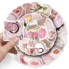50 Pegatinas Estilo Ins Rosas, Pequeños Corazones Frescos y Femeninos Decoración para Cuaderno Guka Pegatinas para Taza de Agua Laptop