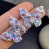 Aretes de Piedra Lunar Naturales, Piedras Preciosas Grado 5A, Tamaño 3*5mm, Venta Directa del Fabricante, Más Vendidos a Través de las Fronteras