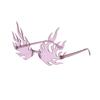 1 pieza gafas de sol de moda llama caliente gafas de sol forma cóncava transfronterizas para exteriores con espejo decorativo