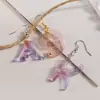 Molde de Resina DIY de Amapola para 26 Letras Inglesas, Números, Símbolos y Pendientes con Forma de Corazón, Aretes, Colgantes y Adornos Colgantes