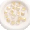 Accesorios de Encaje Tridimensional Hoja de Loto Hechos a Mano DIY Pulsera Collar Accesorios de Joyería Degradados Cuentas de Cristal de Loto de Doble Agujero