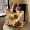 2024 Tailândia Nova Bolsa de Ombro de Lona Versátil para o Dia a Dia Bolsa Tote Fofa de Grande Capacidade Mochila Escolar para Estudantes Bolsa Tote