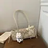 Bolso Único de Lazo Bajo el Brazo para Mujer, Nueva Moda Otoño/Invierno 2026 Bolso de Hombro Versátil de Lunares para el Trabajo y los Viajes
