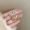 Pendientes Geométricos de Perlas Nuevos y Elegantes de Dongdaemun, Corea del Sur, para Mujer, Estilo Ins Cool, Pendientes de Nicho, Aguja de Plata, Retro