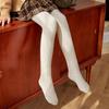 Medias para Niñas Otoño e Invierno Terciopelo Engrosado Leggings Calientes para Niños Ropa Exterior Primavera y Otoño Trenzados Leggings Antideslizantes