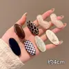 Pinzas para el pelo de estilo coreano, color gelatina dulce, pinzas para flequillo estilo francés de otoño e invierno, accesorios para el pelo versátiles y elegantes, adornos elegantes para el pelo