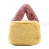 Diseño de nicho casual combinable simple moda textura de felpa bolso de hombro bandolera bolso cuadrado pequeño
