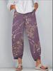Moda Nueva Primavera 2024 Amazon Ebay Transfronterizo Casual Urbano Ropa de Mujer Pantalones Casuales Estampados Digitalmente en 3D