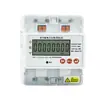 Medidor de Energía Trifásico de Cuatro Hilos Montado en Riel, Medidor de Energía de Pago, Medidor de Energía Electrónico Inteligente Monofásico con Control Remoto