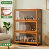 Vitrina de piso, mueble de almacenamiento sencillo para sala de estar, con cajón avanzado para artículos diversos, para oficina, divertido y sencillo.