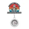 Reloj de Bolsillo Clásico de Enfermera y Doctor de Hospital con Apariencia Personalizada y Práctico Clip Retráctil para Insignia Colgante de Pecho