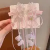 Acessórios de Cabelo da Dinastia Han para Meninas, Flores de Cristal Super Fadas, Grampos de Cabelo de Fita Retrô, Acessórios Elegantes de Princesa Estilo Chinês
