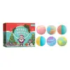 Oceaura Bola de Banho Colorida de Natal Chuveiro de Bolhas Fragrância Hidratante Fragrância Vegetal Limpeza Bola de Banho