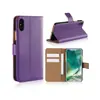 Funda tipo cartera con soporte para tarjetas antirrobo de piel de vaca de primera capa, cubierta completa de cuero universal para la serie GalaxyS22S23