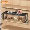Zapatero con Particiones en Capas Zapatero Artefacto de Almacenamiento Zapatero Multicapa para el Hogar Organizador con Puerta de Partición en Capas