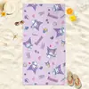 Toalla de Playa Sanrio Patrón de Dibujos Animados para Niños Gato Kitty Estampado Toalla de Baño Microfibra Secado Rápido para la Playa Toalla de Natación