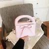 2026 Nova Moda Francesa Versátil Nicho Bolsa de Mão com Laço High-End Retro Bolsa de Ombro Transversal