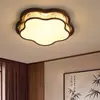 Lámpara de Techo LED Moderna Minimalista para Sala de Estar Estética Song Estilo Mid-Century Cálida y Creativa Protectora de Ojos para Dormitorio Estudio