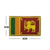 Países Africanos Sudáfrica Egipto Kenia Congo Nigeria Angola Brazalete de Bandera Sello de Velcro de Bandera