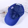 Gorra de Béisbol Lavada y Desgastada Estilo Coreano Parte Superior Suave Transpirable Gorra Estilo Americano Retro Color Sólido Visera Curva Sombrero de Sol de Mezclilla
