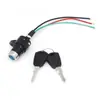 Pedal de bloqueo de energía para vehículo eléctrico, batería, cerradura de automóvil, interruptor de llave para bicicleta eléctrica, accesorios de cerradura de puerta eléctrica grandes, medianos y pequeños