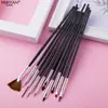 Set de Maquillaje de 10 Piezas, Bolígrafo Delineador, Herramientas para Uñas Artísticas, Brochas de Maquillaje, Bolígrafo de Tallado, Placa de Acero para Uñas de Belleza Hecha a Mano