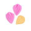 Folha Rosa Pétala Folha Molde de silicone Peônia Simulação Flor Axuose Dupla face Padrão Açúcar Flor Molde de silicone