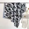 Nuevo Pañuelo Cuadrado de Sarga 90 Estilo Coreano Pañuelo de Seda para Mujer Pañuelo Estampado Multiletra Moda Versátil Sentido de Alta Gama Chal