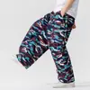 2025 Novo Verão Transfronteiriço Masculino Calça Cargo Americana Amazon Tamanho Grande Moda Masculina Camuflada Calça de Perna Larga