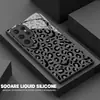 Funda de teléfono de vidrio templado con estampado de leopardo oscuro estilo celebridad de internet transfronteriza adecuada para Samsung S23/S24 Ultra funda rígida