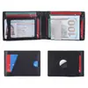 Cartera de Negocios 80% de descuento Antirrobo Multifunción Ranura para Múltiples Tarjetas Ranura para Airtag Pinza para Billetes Cartera de Hombre