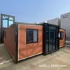 Casas Móviles en Contenedor Personalizadas, Casas Plegables Expansibles Exportables, Casas Plegables de Doble Ala para Oficina y Vivienda