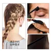 Set de Peines para Peluquería, Peine de Cola Puntiaguda, Peine para Cabello Esponjoso, Cepillo para Bordes de Cabello Suelto, Peine Plegable Portátil, Peine de Doble Cara