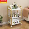 Carrinho para Salão de Beleza, Rack de Armazenamento Multifuncional, Cuidados com Unhas e Cabelos, Carrinho Móvel Rotatório para Armazenamento de Ferramentas de Beleza Médica