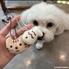 Gatinho e Peixe Boneca de Pelúcia Presente Criativo Personalizado Chaveiro Pingente para Mochila Escolar Chaveiro Pingente Celebridade da Internet