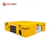 Carrinho Plataforma Elétrico Industrial para Transporte em Fábrica, Carrinho Plataforma Elétrico a Bateria com Rodas de Borracha, Carrinho Plataforma Elétrico Universal para Travessia
