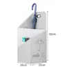 Balde Porta-Guarda-Chuvas Rack de Armazenamento Casa Hotel Lobby Entrada Comercial Armazenamento Grande Capacidade Porta-Guarda-Chuvas Sala de Aula