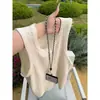 Chal Texturizado Transfronterizo para Hombre Verano 2026 Nueva Tendencia Deportiva Fitness Sudadera Camiseta sin Mangas Holgada
