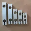 Aleación de Aluminio Extendido Paralelo Doble Agujero Mismo Diámetro Eje Óptico Conector Abrazadera de Fijación Bloque de Fijación Abrazadera de Bloqueo para Tubo Redondo