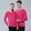 Ropa de trabajo de manga larga 50% poliéster-algodón, camisetas hechas a medida, polos, ropa de trabajo de otoño, camisetas publicitarias, bordado e impresión de logotipos