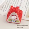 Accesorios de Resina DIY de Dibujos Animados Joyería Gatito Estéreo Tienda Pasador Funda de Teléfono Móvil Hebilla de Zapato Llavero Colgante Accesorios