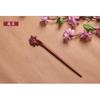 Pasador de Palosanto para Mujer, Pasador Hueco Retro de Traje Tradicional Chino, Pasador del Conejo de la Luna, Pasador Tallado en Madera, Arte en Madera