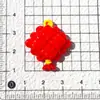 Año Nuevo Pez Koi Petardo Dibujo Animado Accesorios de Pegamento de Crema Hebilla de Zapato Creativa Materiales Accesorios de Resina Joyería DIY Pasador de Pelo