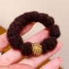 Yiwu pequeña mercancía cuerda para el cabello anillo para el cabello puesto de bajo precio pequeña joyería más vendida alta elástica duradera adorno para la cabeza cuerda para el cabello al por mayor