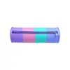 Bolsa de Lápis Cilíndrica de Silicone Casual, Bolsa de Lápis Portátil, Bolsa de Armazenamento de Maquiagem com Zíper, Bolsa de Lápis para Estudante com Logo Imprimível