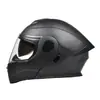 Casco Eléctrico para Motocicleta para Hombres y Mujeres, Casco Integral para Todas las Estaciones con Certificación 3C/Dot, Casco Abatible