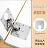 Pieza de Reparación de Bisagra de Puerta de Gabinete Placa de Fijación Bisagra de Acero Inoxidable para Armario Almohadilla Amortiguadora Herramienta de Reparación de Instalación Estilo de Gabinete