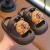 Pantuflas de verano para niños niños 1-3 años 2 antideslizantes infantil bebé niños baño bebé frescas sandalias niñas zapatos con agujeros